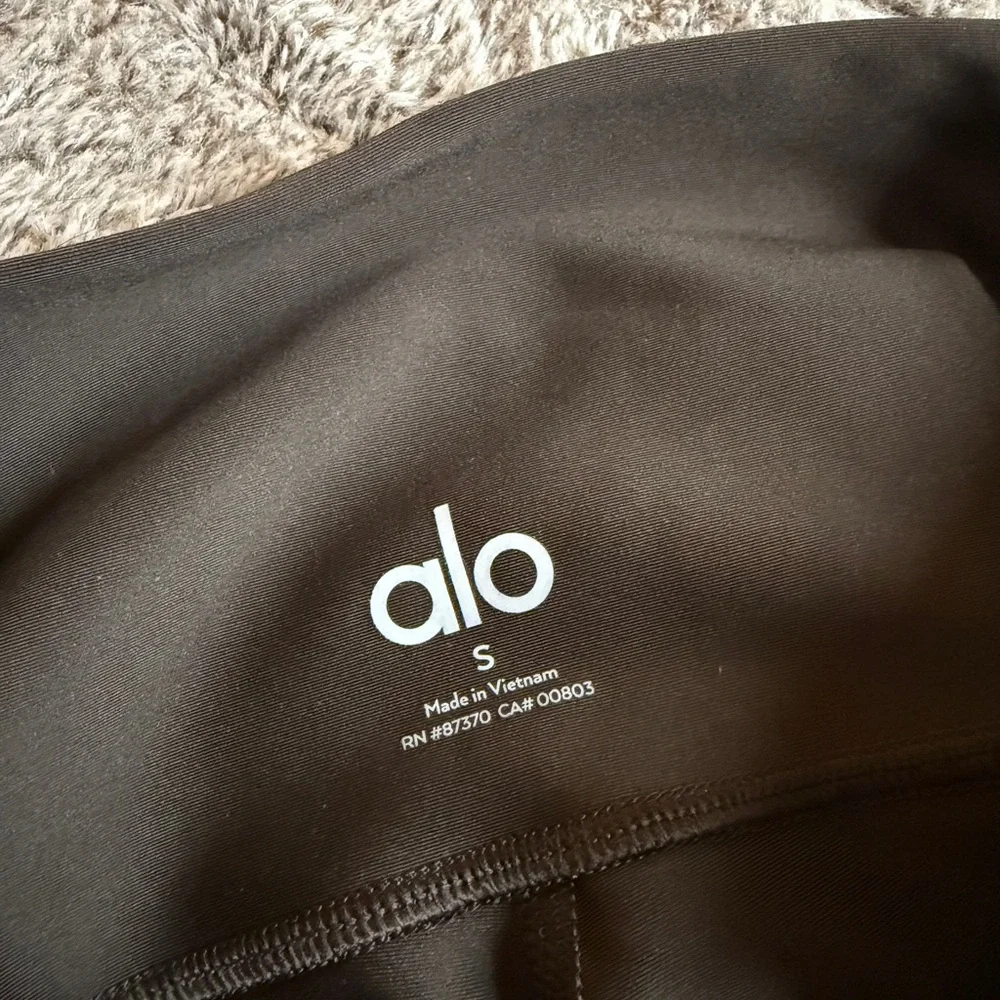 Alo High Waist Airlift Legging Espresso Small - Picture 3 of 5